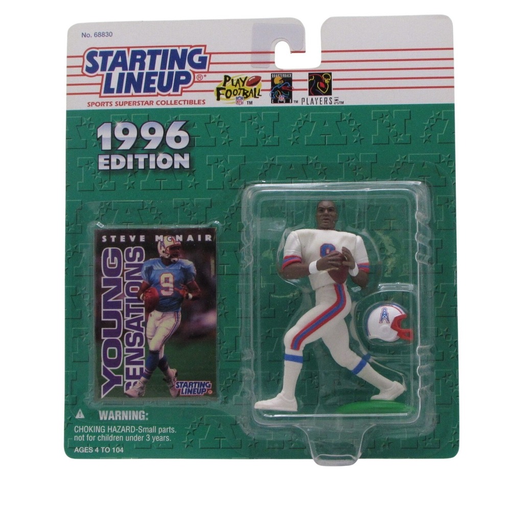 1996 Starting Lineup Steve Mcnair Houston Oilers Football Figure